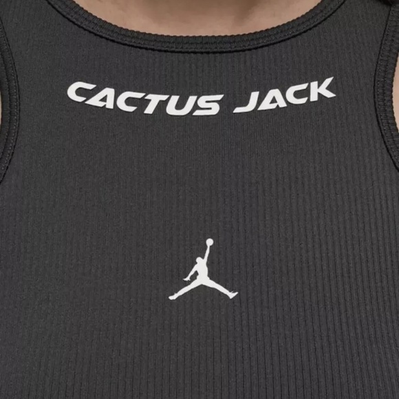 Travis Scott Cactus Jack x Jordan Women Tank Dark Smoke Grey, size Med Rare - Picture 2 of 8
